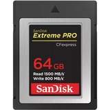 SanDisk Extreme Pro 64 GB CFexpress 64 GB, CFexpress, 1500 MB/s, 800 MB/s, Nero