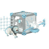 Schleich Eldrador Creatures BattleCave Leone di Ghiaccio, Gioco figura 
