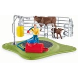 Schleich FARM WORLD Stazione di lavaggio mucche, Gioco figura Fattoria, Farm, Farm animals / farm toys, 3 anno/i, Multicolore