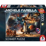 Schmidt Spiele Michele Farella: Fascinazione per l'esplorazione spaziale - Viaggio in galassie lontane, Puzzle 