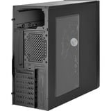 SilverStone PS13 Mini Tower Nero, Chassis Tower Nero, Mini Tower, PC, Nero, ATX, micro ATX, Plastica, Acciaio, Casa/ufficio