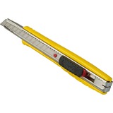 Stanley 0-10-411 Taglierino Grigio Taglierino a lama retrattile, Coltello di tappeto giallo, 13,5 cm, 9 mm, 60 g, 1 pezzo(i)