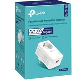 TP-Link TL-PA7017P adattatore di rete PowerLine 1000 Mbit/s Collegamento ethernet LAN Bianco 1 pz, PowerLAN bianco, 1000 Mbit/s, IEEE 1901, IEEE 802.3, IEEE 802.3ab, IEEE 802.3u, Gigabit Ethernet, 10,100,1000 Mbit/s, HomePlug AV2, OFDM