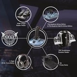 Thrustmaster TCA Sidestick X Airbus Edition Nero, Grigio USB Joystick Analogico PC, Xbox Nero, Joystick, PC, Xbox, Pulsanti direzionali, Pulsante Menu, Pulsante Seleziona, Pulsante Condividi, View button, Analogico, Cablato, USB