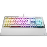 Turtle Beach TBK-1002-12-DE, Tastiera da gioco alluminio (spazzolato)/Bianco