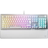 Turtle Beach TBK-1002-12-DE, Tastiera da gioco alluminio (spazzolato)/Bianco