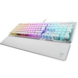 Turtle Beach TBK-1002-12-DE, Tastiera da gioco alluminio (spazzolato)/Bianco