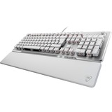 Turtle Beach TBK-1002-12-DE, Tastiera da gioco alluminio (spazzolato)/Bianco