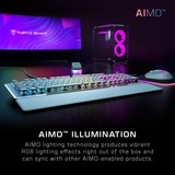 Turtle Beach Vulcan II, Tastiera da gioco alluminio (spazzolato)/Bianco