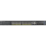 Zyxel GS2220-28HP-EU0101F switch di rete Gestito L2 Gigabit Ethernet (10/100/1000) Supporto Power over Ethernet (PoE) Nero Gestito, L2, Gigabit Ethernet (10/100/1000), Supporto Power over Ethernet (PoE), Montaggio rack