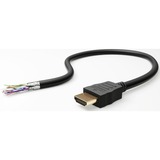 goobay HL0410840 cavo HDMI 2 m HDMI tipo A (Standard) Nero Nero, 2 m, HDMI tipo A (Standard), HDMI tipo A (Standard), Compatibilità 3D, 48 Gbit/s, Nero