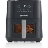 gorenje AF1350DWB Singolo 5,4 L Indipendente 1350 W Friggitrice ad aria calda Nero Nero, Friggitrice ad aria calda, 5,4 L, 80 °C, 200 °C, 60 min, Singolo