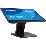 iiyama T2254MSC-B2AG Monitor PC 54,6 cm (21.5") 1920 x 1080 Pixel Full HD LED Touch screen Nero, Monitor LED Nero (opaco), 54,6 cm (21.5"), 1920 x 1080 Pixel, Full HD, LED, 4 ms, Nero