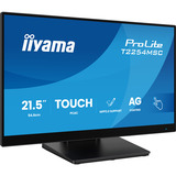 iiyama T2254MSC-B2AG, Monitor LED Nero (opaco)