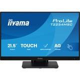 iiyama T2254MSC-B2AG, Monitor LED Nero (opaco)