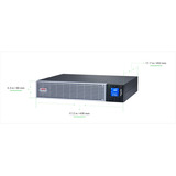 APC Easy UPS On-Line, 1000VA, agli ioni di litio Nero/Argento