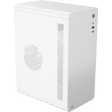 Aerocool CS110 Mini Tower Bianco, Chassis Tower bianco, Mini Tower, PC, Bianco, micro ATX, Mini-ITX, SPCC, Acciaio, Casa/ufficio
