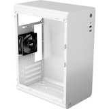 Aerocool CS110 Mini Tower Bianco, Chassis Tower bianco, Mini Tower, PC, Bianco, micro ATX, Mini-ITX, SPCC, Acciaio, Casa/ufficio