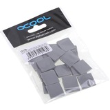 Alphacool 12198 compontente del dissipatore di calore Cuscinetto termico 3 W/m·K, Pastiglie termiche grigio, Cuscinetto termico, 3 W/m·K, Grigio, 15 mm, 15 mm, 2 mm