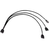 Alphacool Splitter a Y cavo aRGB 3 pin a 3x 3 pin, 30 cm, Cavo a Y Nero