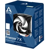 Arctic Freezer 7 X Processore Raffreddatore d'aria 9,2 cm Alluminio, Nero, Bianco 1 pz Raffreddatore d'aria, 9,2 cm, 300 Giri/min, 2000 Giri/min, 0,3 son, Alluminio, Nero, Bianco