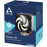 Arctic Freezer i35 Processore Set refrigerante 11,3 cm Nero, Bianco 1 pz Nero/Bianco, Set refrigerante, 11,3 cm, 200 Giri/min, 1800 Giri/min, 0,3 son, Nero, Bianco