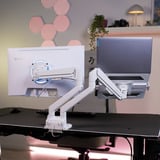 Arozzi Alzare Neo Duo, Base per monitor bianco