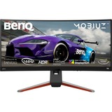BenQ EX3415R 86,4 cm (34") 3440 x 1440 Pixel UltraWide Quad HD LED Nero, Grigio, Monitor di gioco grigio scuro/Rosso, 86,4 cm (34"), 3440 x 1440 Pixel, UltraWide Quad HD, LED, 1 ms, Nero, Grigio