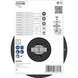 Bosch 2 608 601 711 accessorio per smerigliatrice Platorello, Platorello per levigatrice Platorello, 11,5 cm, Bosch, Nero, 13300 Giri/min, Plastica