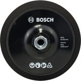 Bosch Piastra di supporto in gomma Ø 150mm, Platorello per levigatrice Nero