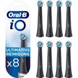 Braun Oral-B iO Pulizia Ultimativa 8 pezzi, Testina Nero