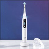 Braun iO Series 8N Adulto Spazzolino a vibrazione Bianco, Spazzolino da denti elettrico bianco, Adulto, Spazzolino a vibrazione, Cura quotidiana, Cura gum, Intenso, Sensibile, Super sensitive, Sbiancante, Bianco, 2 min, Bianco