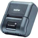 Brother RJ-2030 stampante POS 203 x 203 DPI Con cavo e senza cavo Termica diretta Stampante portatile, Stampante ricevute Nero, Termica diretta, Stampante portatile, 203 x 203 DPI, 6 ips (pollici al secondo), 152 mm/s, 4 cm