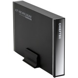 Chieftec CEB-7025S contenitore di unità di archiviazione Box esterno HDD/SSD 2.5" Nero, Box esterno HDD/SSD, 2.5", SATA, Seriale ATA II, Serial ATA III, 5 Gbit/s, Hot-swap, Collegamento del dispositivo USB