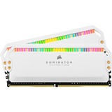 Corsair Dominator CMT32GX5M2X6200C36W memoria 32 GB 2 x 16 GB DDR5 6200 MHz Data Integrity Check (verifica integrità dati) bianco, 32 GB, 2 x 16 GB, DDR5, 6200 MHz, 288-pin DIMM