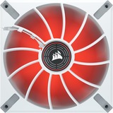 Corsair ML140 LED ELITE Case per computer Ventilatore 12 cm Bianco 1 pz bianco/Rosso, Ventilatore, 12 cm, 400 Giri/min, 1600 Giri/min, 31,8 dB, 82,9 pdc/min