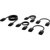 Corsair iCUE LINK kit di cavi, 600 / 200 / 100mm, dritto, Cavo Nero