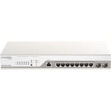 D-Link DBS-2000-10MP/E switch di rete Gestito L2 Gigabit Ethernet (10/100/1000) Supporto Power over Ethernet (PoE) Grigio, Interruttore Gestito, L2, Gigabit Ethernet (10/100/1000), Supporto Power over Ethernet (PoE), Montaggio rack