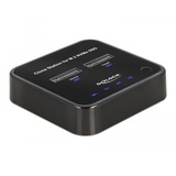 DeLOCK Stazione di docking e clonazione USB 3.0 2 x M.2 NVMe, Docking station Nero