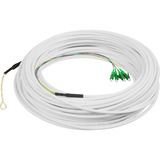 Digitus Cavo FTTH Drop, monomodale, 4 fibre, 4 LC/APC bianco