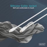 Digitus Cavo di collegamento in silicone USB 2.0 USB-C > USB-C bianco