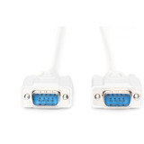 Digitus Cavo di collegamento per trasferimento dati seriale, D-Sub9 (spina) > D-Sub9 (spina) beige