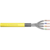 Digitus Cavo di installazione con doppino intrecciato CAT 7A, S/FTP, AWG 22/1, FRNC-C; LSZH-3 giallo, S/FTP, AWG 22/1, FRNC-C; LSZH-3, 1000 m, Cat7a, S/FTP (S-STP)