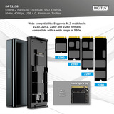 Digitus DA-71158, Disk enclosure alluminio