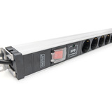Digitus DN-95435, Ciabatta Nero/alluminio
