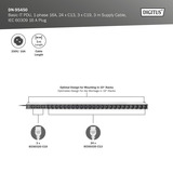 Digitus DN-95450, Ciabatta Nero/alluminio