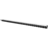 Digitus PDU IT base con profilo in alluminio, 24x C13, 3x C19, Ciabatta Nero/alluminio