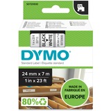 Dymo D1 - Standard Etichette - Nero su bianco - 24mm x 7m Nero su bianco, Poliestere, Belgio, -18 - 90 °C, DYMO, LabelManager, LabelWriter 450 DUO