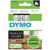 Dymo D1 - Standard Etichette - Nero su bianco - 24mm x 7m, Nastro di scrittura Nero su bianco, Poliestere, Belgio, -18 - 90 °C, DYMO, LabelManager, LabelWriter 450 DUO