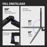 Elgato Wave Mic Arm (Low Profile), Supporto Nero